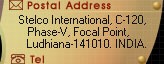 Our Postal Address...